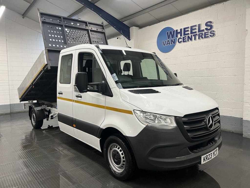 Mercedes-Benz Sprinter 314 Cdi 2.1 Crew Cab Tipper White #5