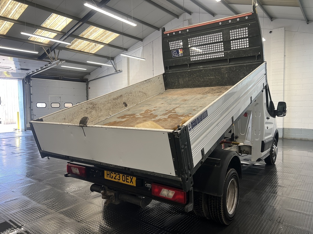 Ford Transit Custom 2.0 350 Ecoblue Hd Leader Single Cab Tipper Di HG23OEX White #2