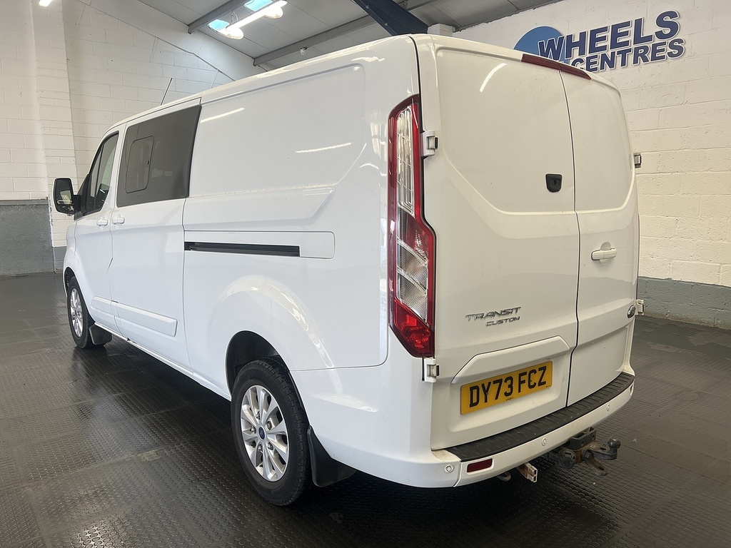Ford Transit Custom 2.0 320 Ecoblue Limited Crew Van Double Cab Di White #2