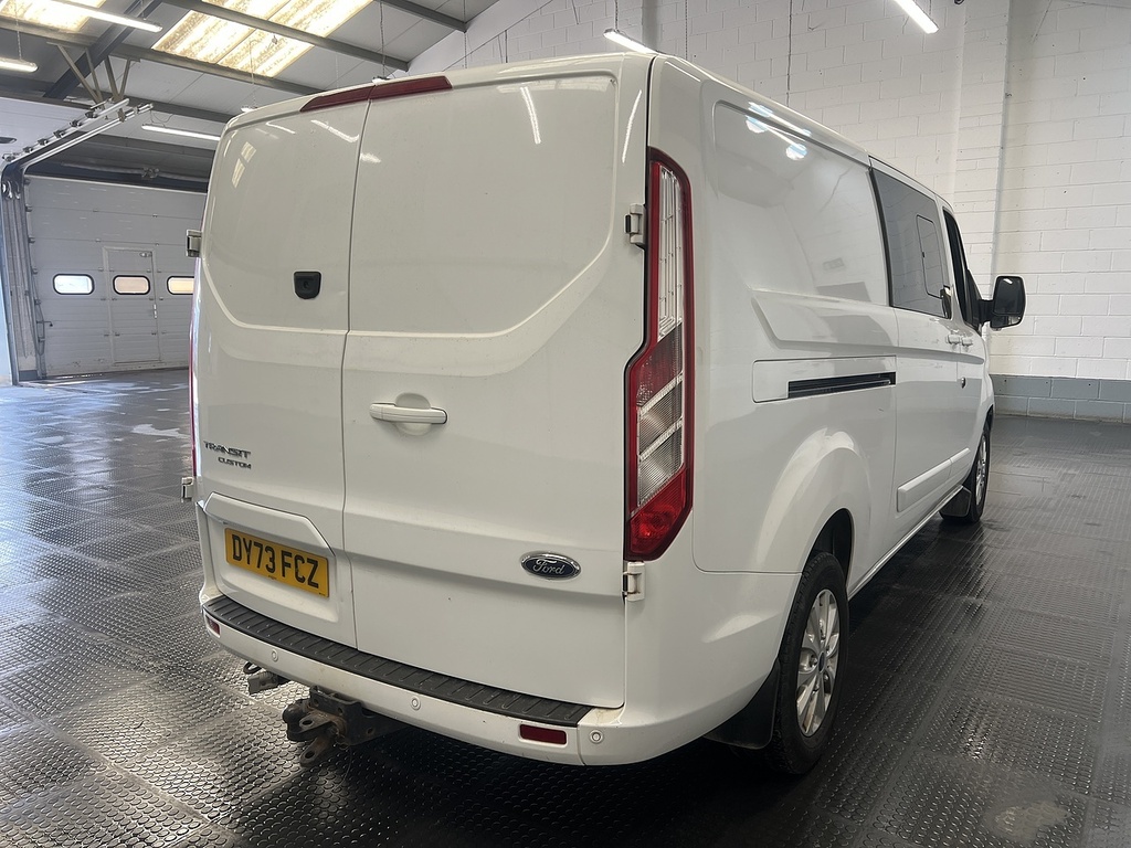Ford Transit Custom 2.0 320 Ecoblue Limited Crew Van Double Cab Di White #3