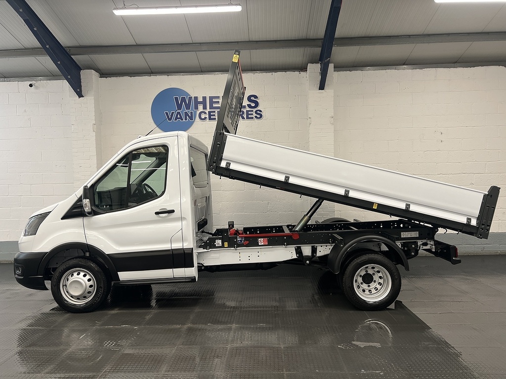 Ford Transit Custom 350 Ecoblue Leader 2.0 Tipper White