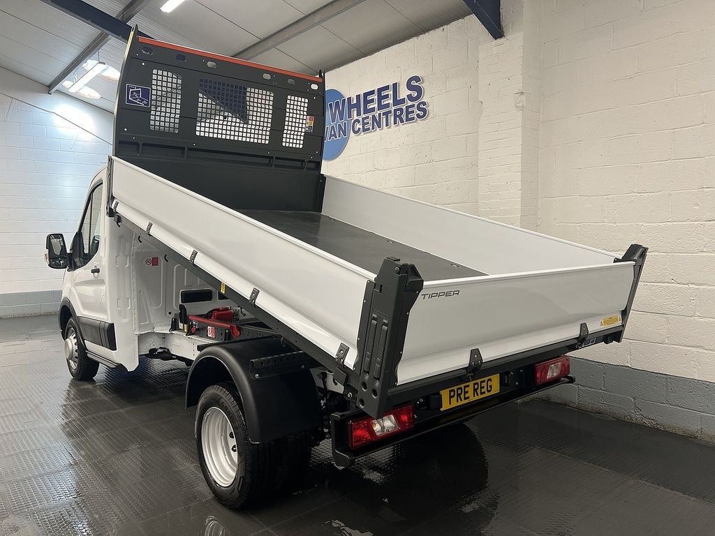 Ford Transit Custom 350 Ecoblue Leader 2.0 Tipper White #2