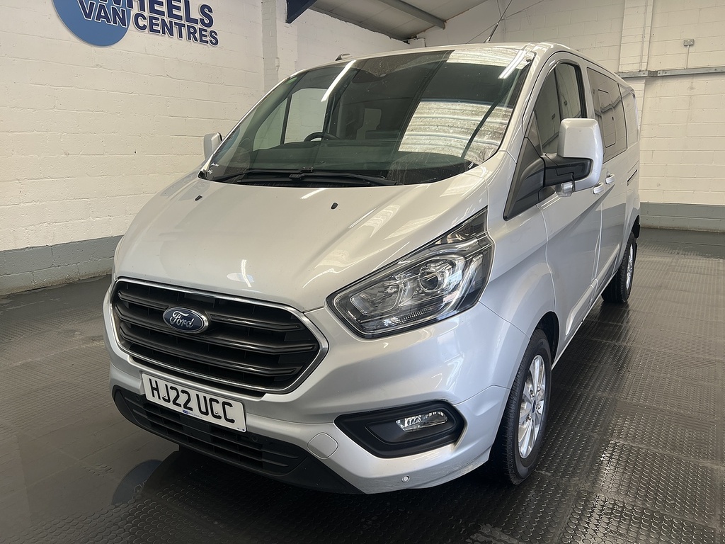 Ford Transit Custom 2.0 320 Ecoblue Limited Crew Van Double Cab Di Silver