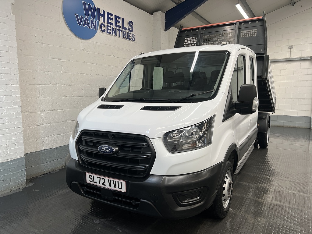 Ford Transit Custom 350 Ecoblue Leader 2.0 Tipper White