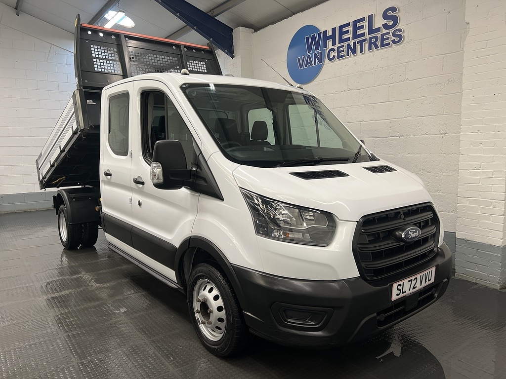 Ford Transit Custom 350 Ecoblue Leader 2.0 Tipper White #6