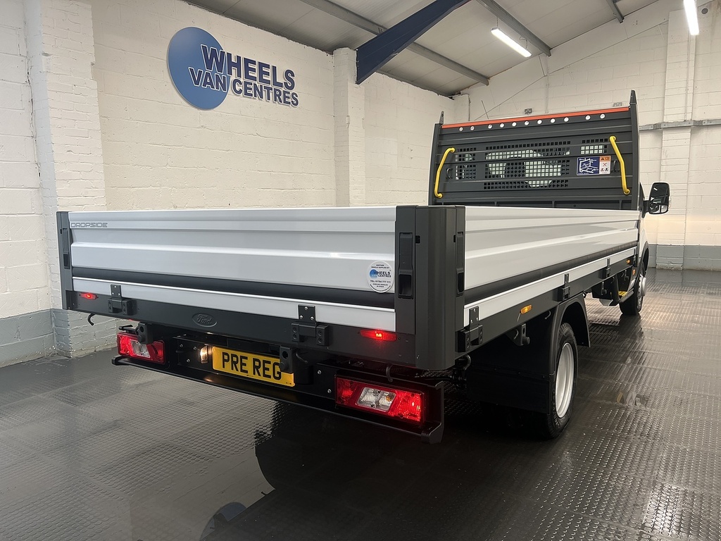 Ford Transit Custom 2.0 350 Ecoblue Leader Dropside White #5