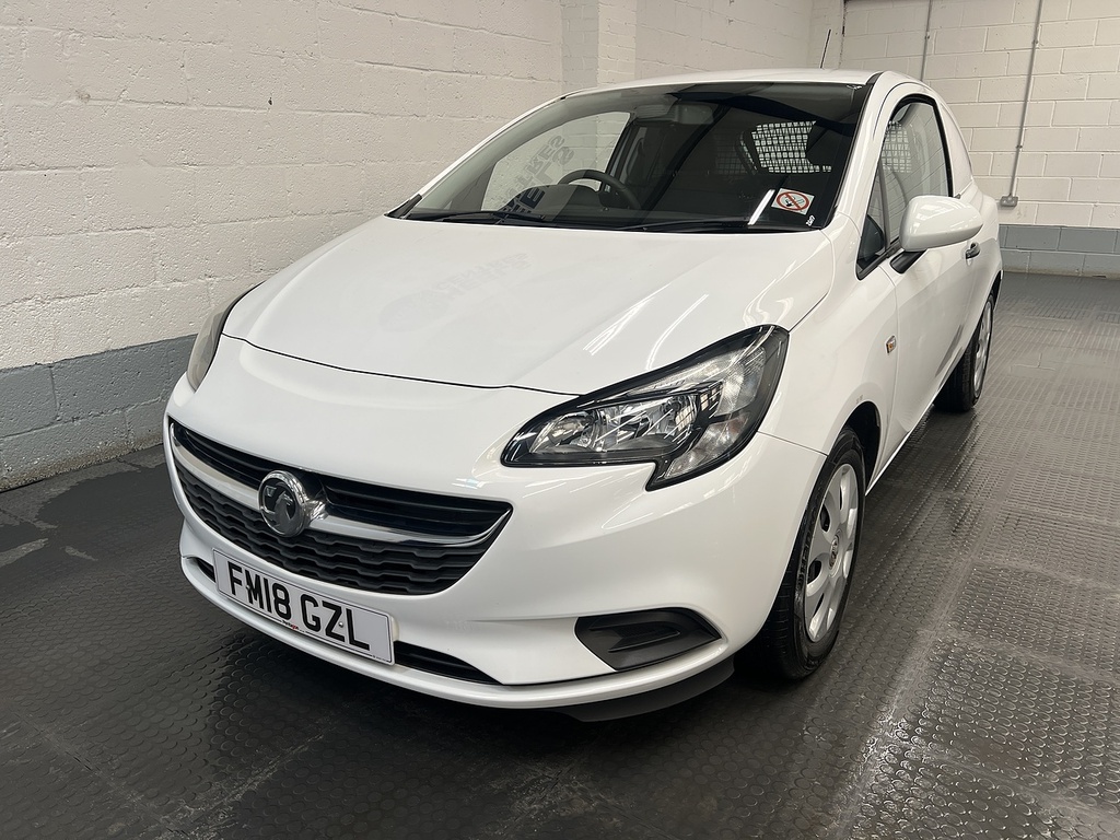 Vauxhall Corsa 1.3 Cdti Ecoflex Car Derived Van White