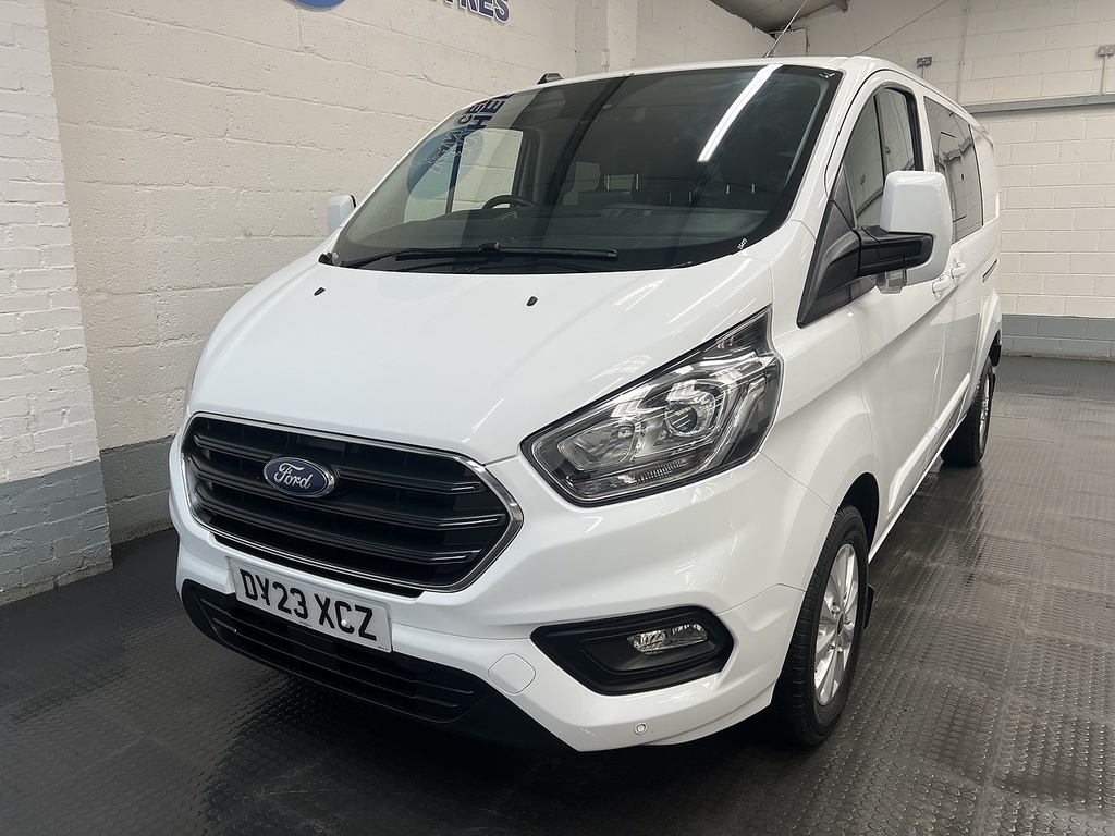Ford Transit Custom 2.0 320 Ecoblue Limited Crew Van Double Cab Di White