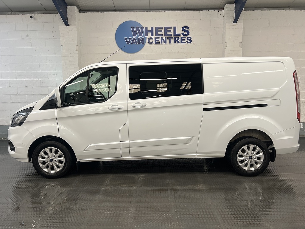Ford Transit Custom 2.0 320 Ecoblue Limited Crew Van Double Cab Di White #2