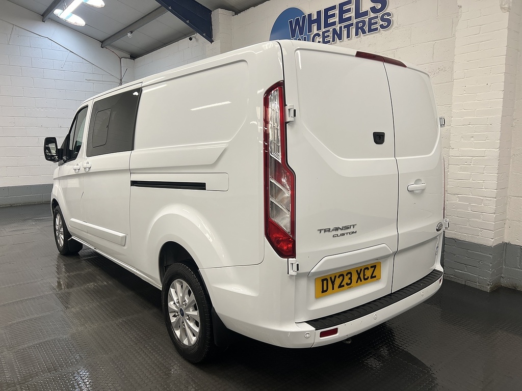 Ford Transit Custom 2.0 320 Ecoblue Limited Crew Van Double Cab Di White #3