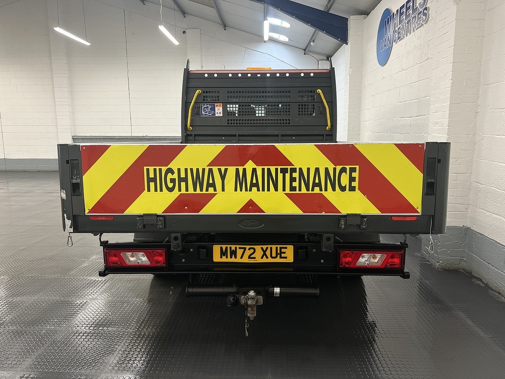 Ford Transit Custom 350 Ecoblue Leader Crew Cab L4dropside White #4