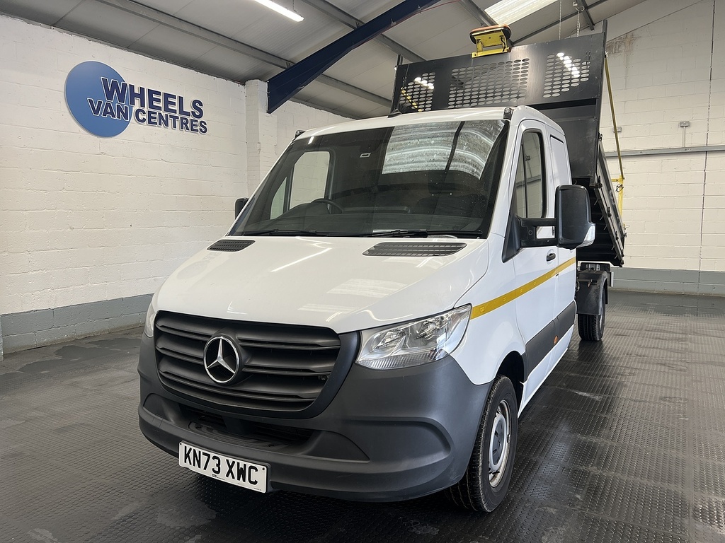 Mercedes-Benz Sprinter 2.1 314 Cdi Utility Cab Tipper R White