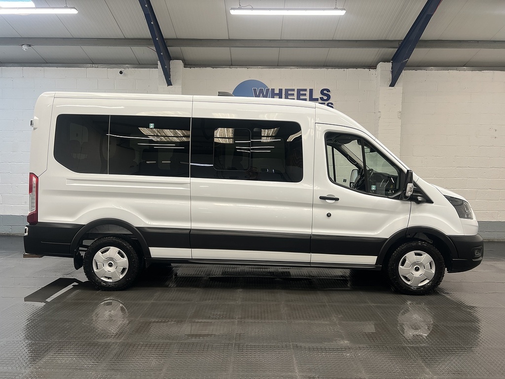 Ford Transit Custom 2.0 410 Ecoblue Trend Minibus Double Cab Diese White #6