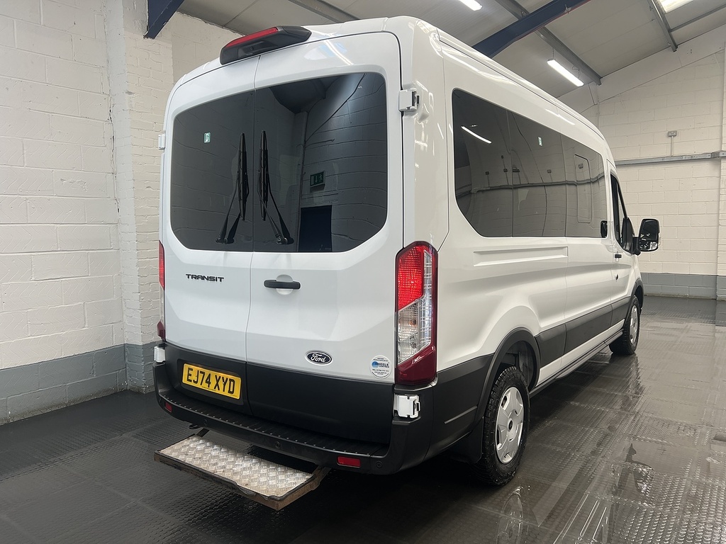 Ford Transit Custom 2.0 410 Ecoblue Trend Minibus Double Cab Diese White #5