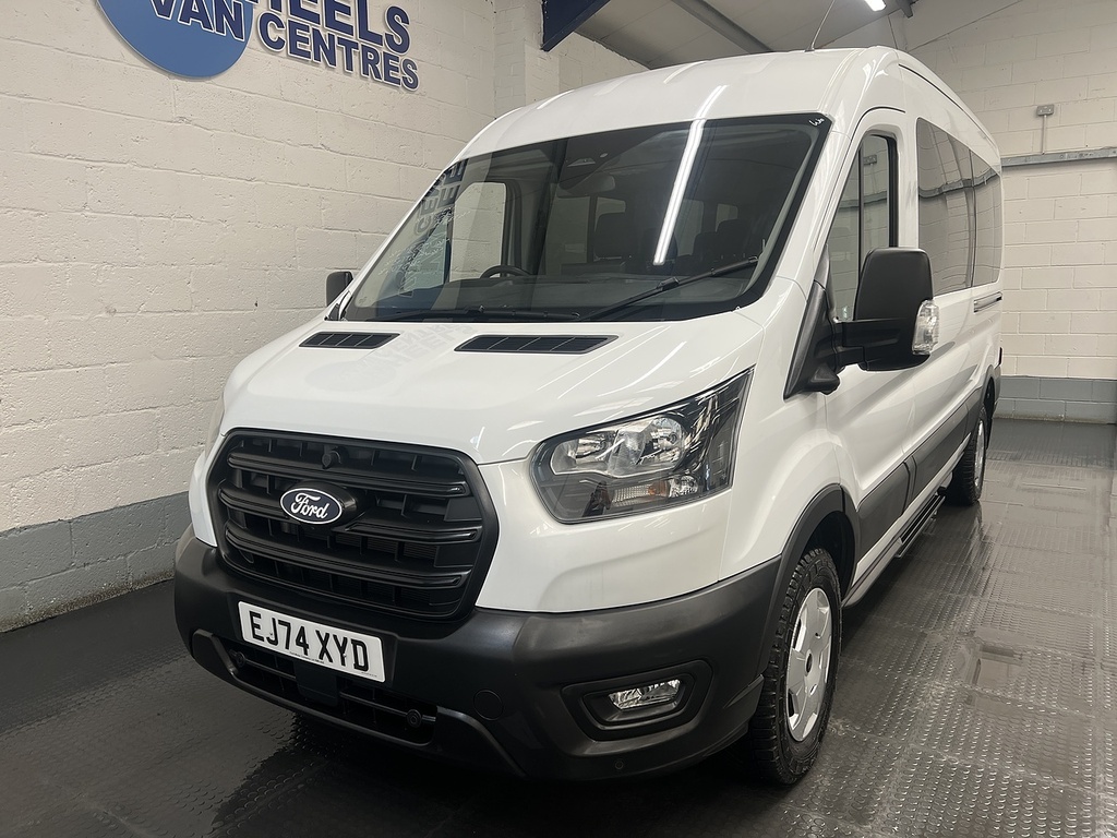 Ford Transit Custom 2.0 410 Ecoblue Trend Minibus Double Cab Diese White