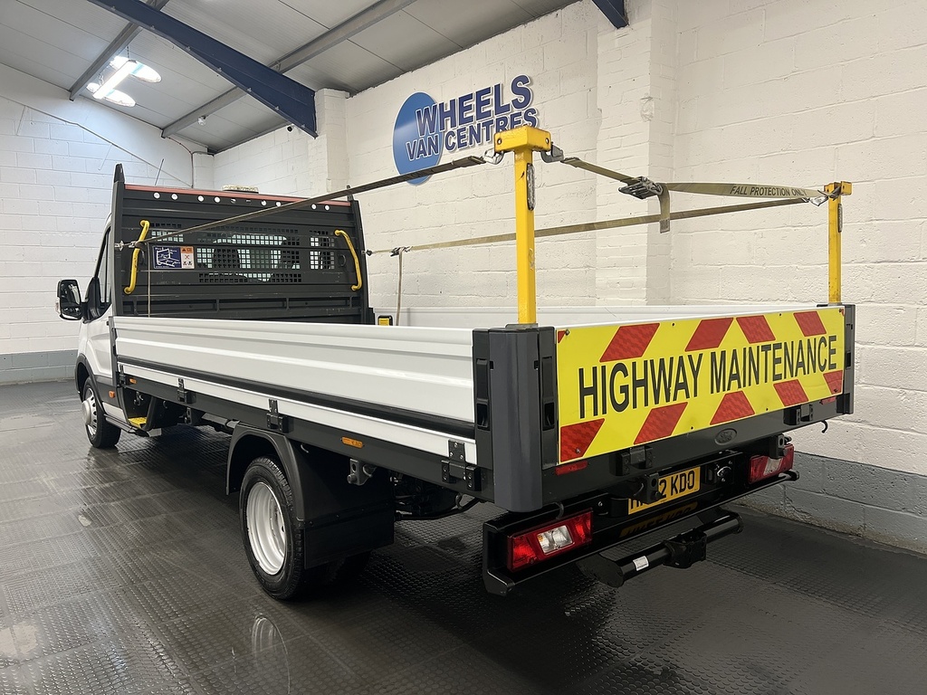 Ford Transit Custom 350 Ecoblue Leader 2.0 Dropside White #3