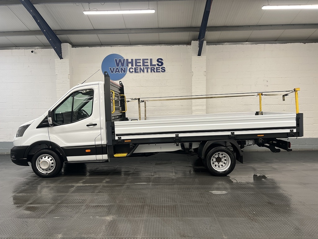 Ford Transit Custom 350 Ecoblue Leader 2.0 Dropside White #2
