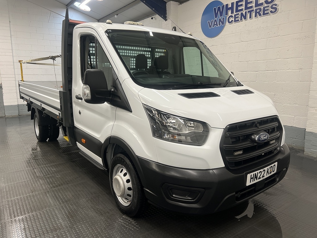 Ford Transit Custom 350 Ecoblue Leader 2.0 Dropside White #5
