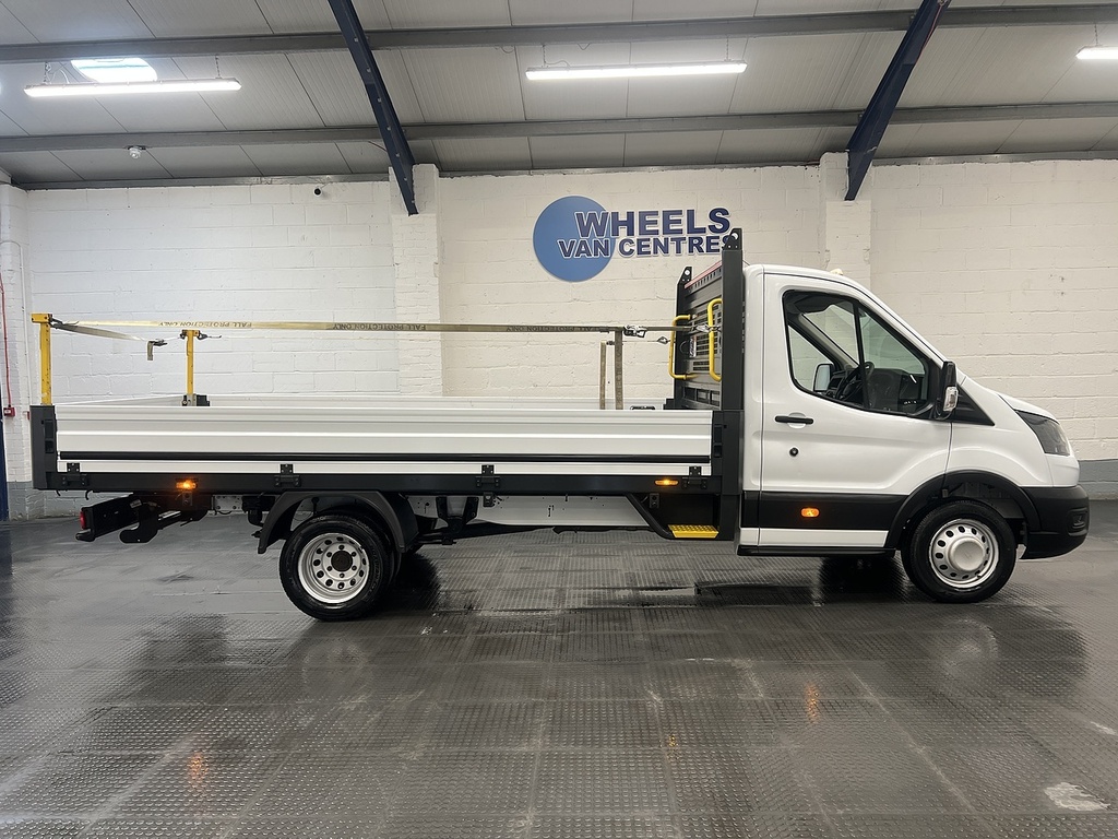 Ford Transit Custom 350 Ecoblue Leader 2.0 Dropside White #4
