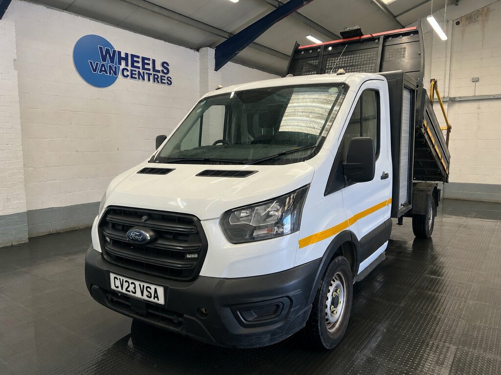 Ford Transit Custom 2.0 350 Ecoblue Leader Tool Pod Tipper CV23VSA White