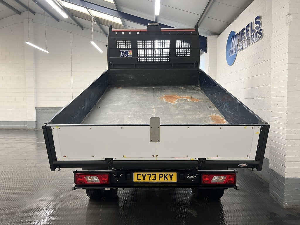 Ford Transit Custom 2.0 350 Ecoblue Hd Leader Single Cab Tipper Di White #3