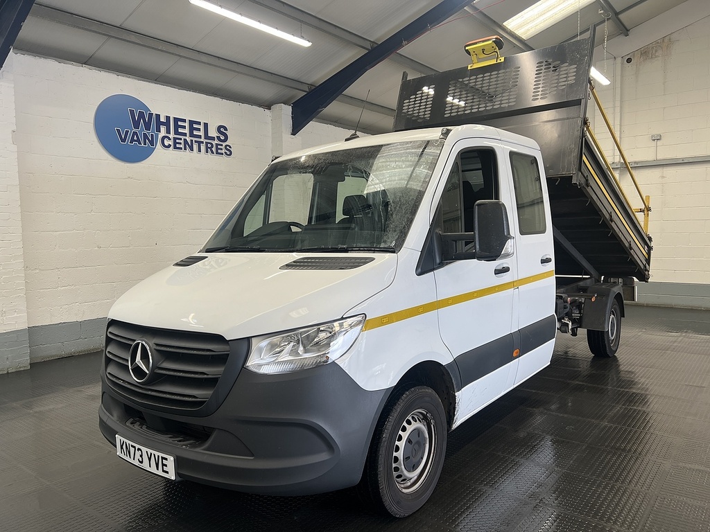 Mercedes-Benz Sprinter 314 Cdi Crew Cab Tipper White