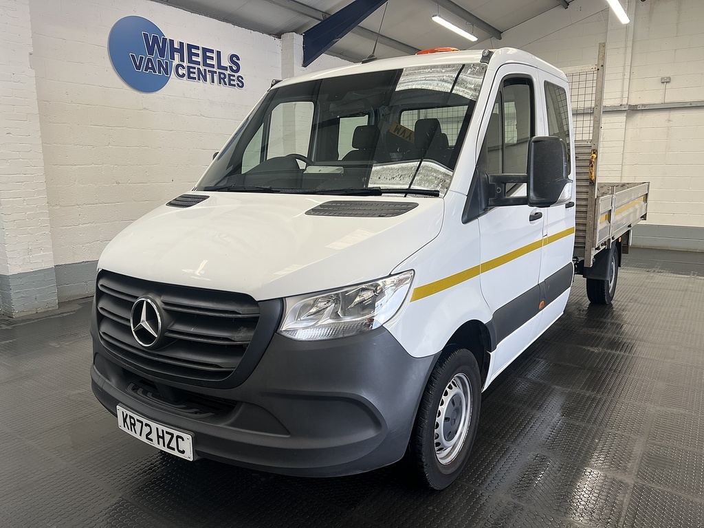Mercedes-Benz Sprinter 2.1 314 Cdi Crew Cab Dropside Rw White