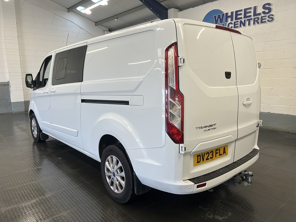 Ford Transit Custom 2.0 320 Ecoblue Limited Crew Van Double Cab Di White #2