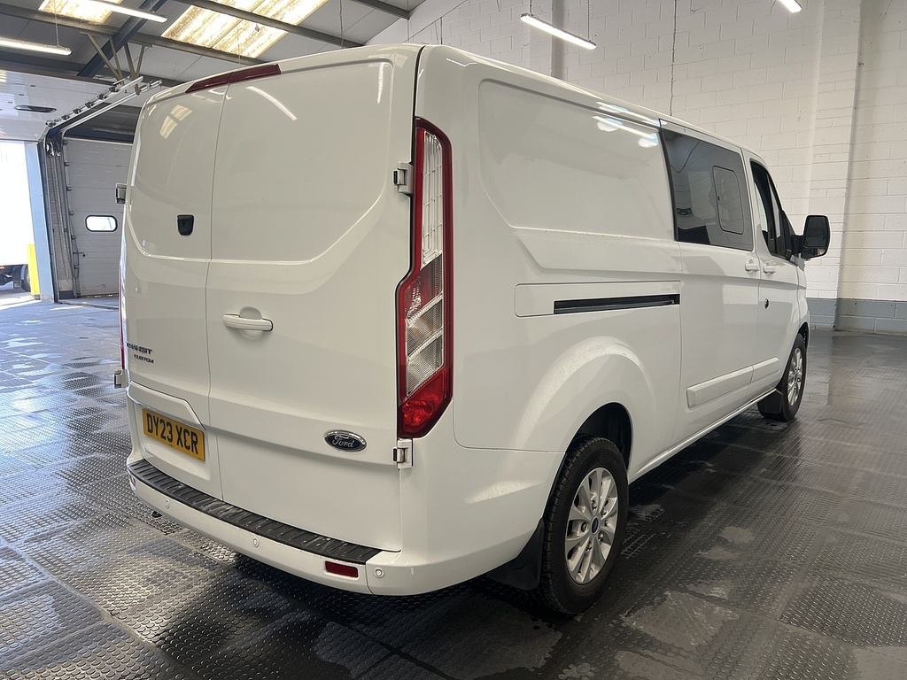 Ford Transit Custom 2.0 320 Ecoblue Limited Crew Van Double Cab Di White #3