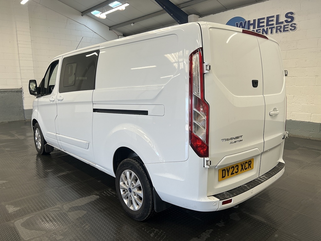Ford Transit Custom 2.0 320 Ecoblue Limited Crew Van Double Cab Di White #2