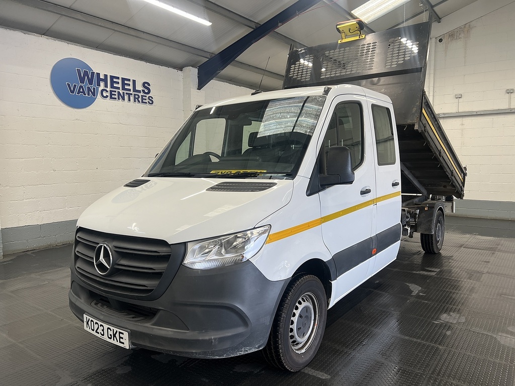 Mercedes-Benz Sprinter 314 Cdi Crew Cab Tipper White