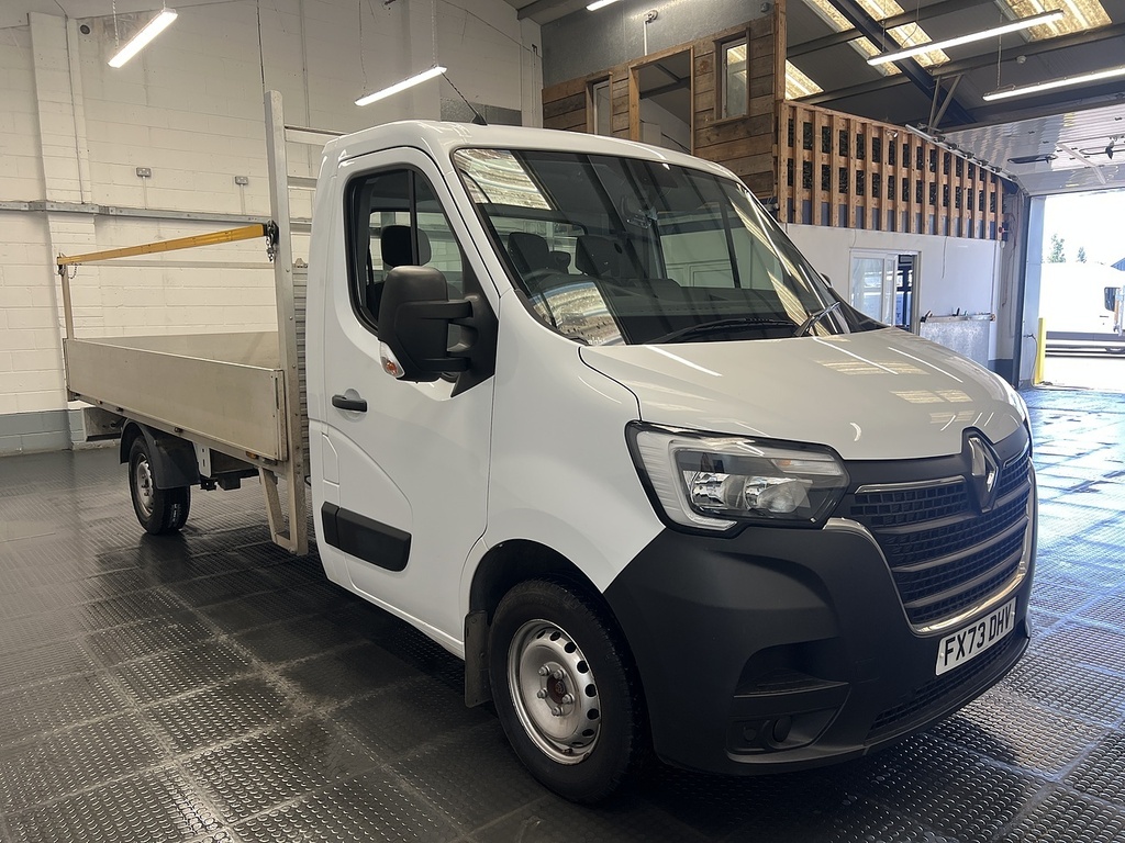 Renault Master 2.3 Dci Energy 35 Business Dropside Man White #2