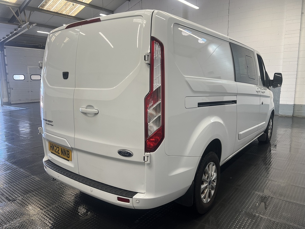 Ford Transit Custom 2.0 300 Ecoblue Limited Crew Van Double Cab Di White #3