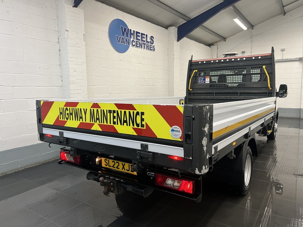 Ford Transit Custom 350 Ecoblue Leader 2.0 L4 Xlwb Dropside White #5