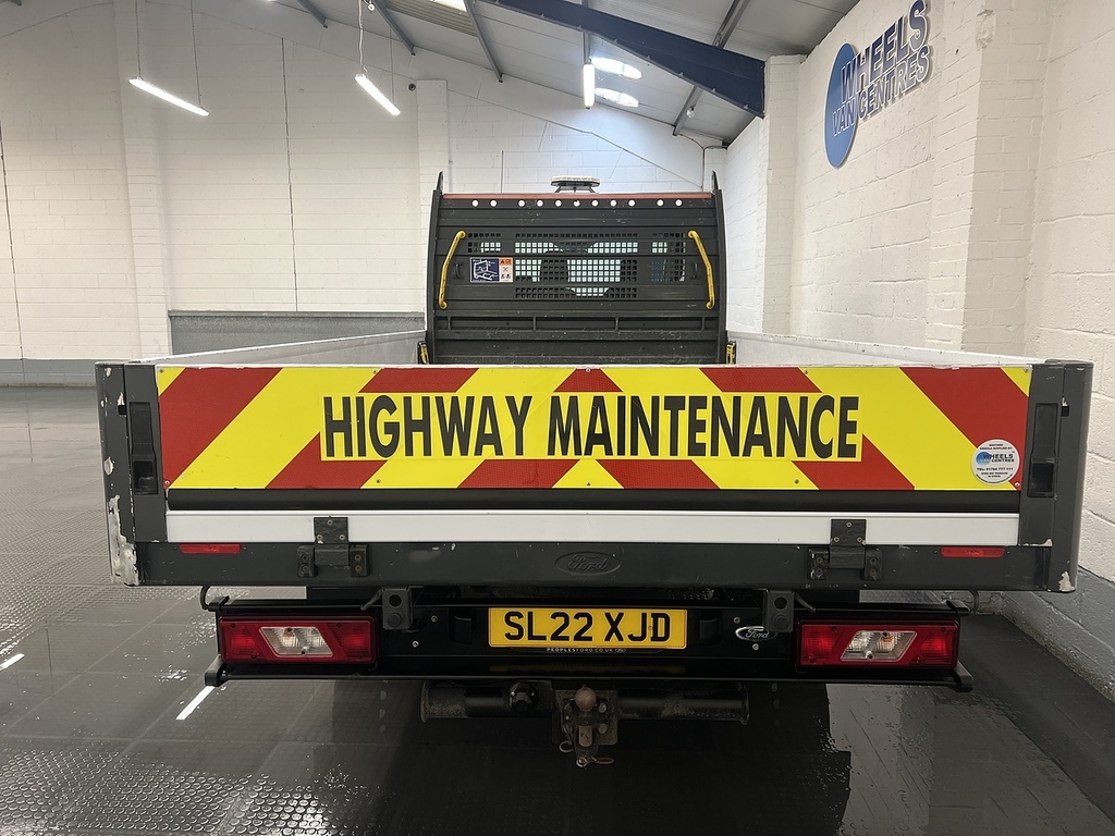 Ford Transit Custom 350 Ecoblue Leader 2.0 L4 Xlwb Dropside White #4