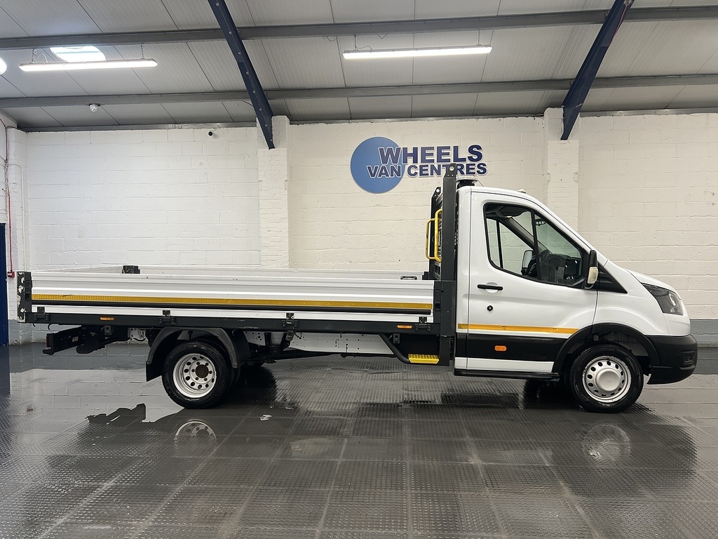 Ford Transit Custom 350 Ecoblue Leader 2.0 L4 Xlwb Dropside White #6
