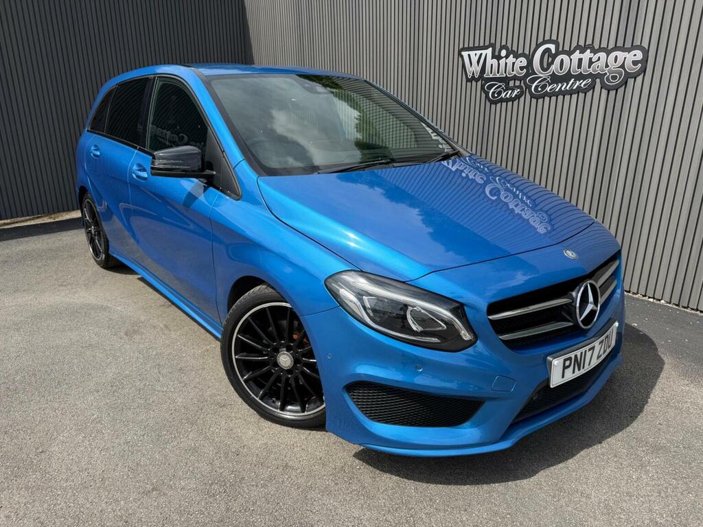 Mercedes-Benz B Class Mpv 1.5 B180d Amg Line Premium 7G-dct Euro 6 S PN17ZDU Blue