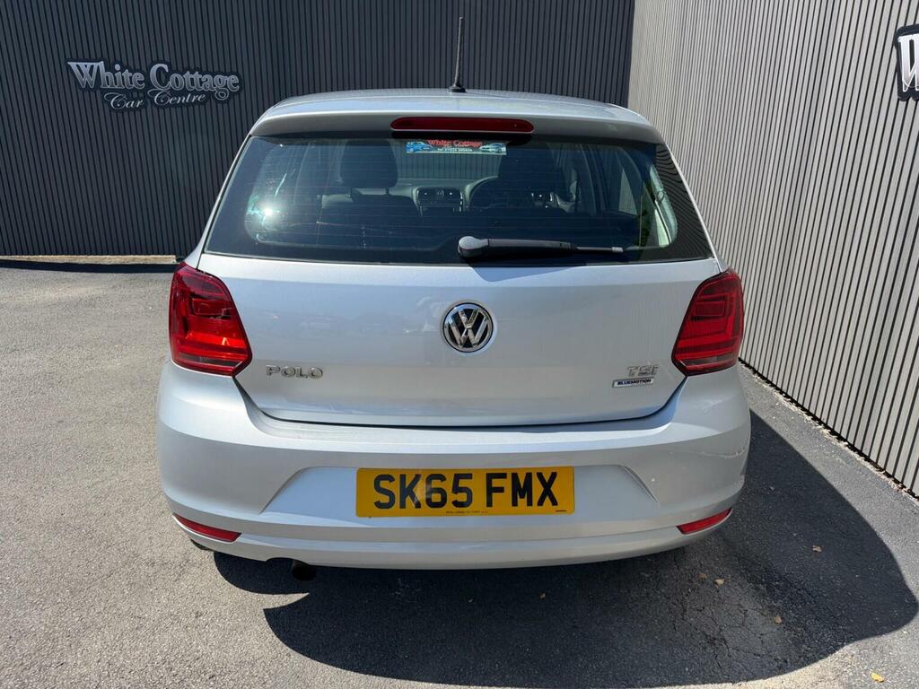 Volkswagen Polo 1.2 Tsi Bluemotion Tech Se Euro 6 Ss SK65FMX Silver #6