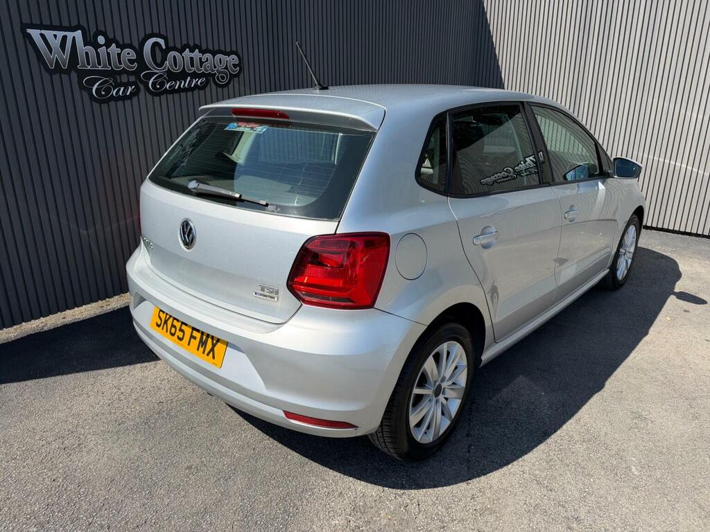 Volkswagen Polo 1.2 Tsi Bluemotion Tech Se Euro 6 Ss SK65FMX Silver #2
