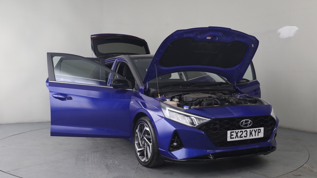 Hyundai I20 1.0 T-gdi Mhev Ultimate Hatchback Hybri EX23KYP Blue #6