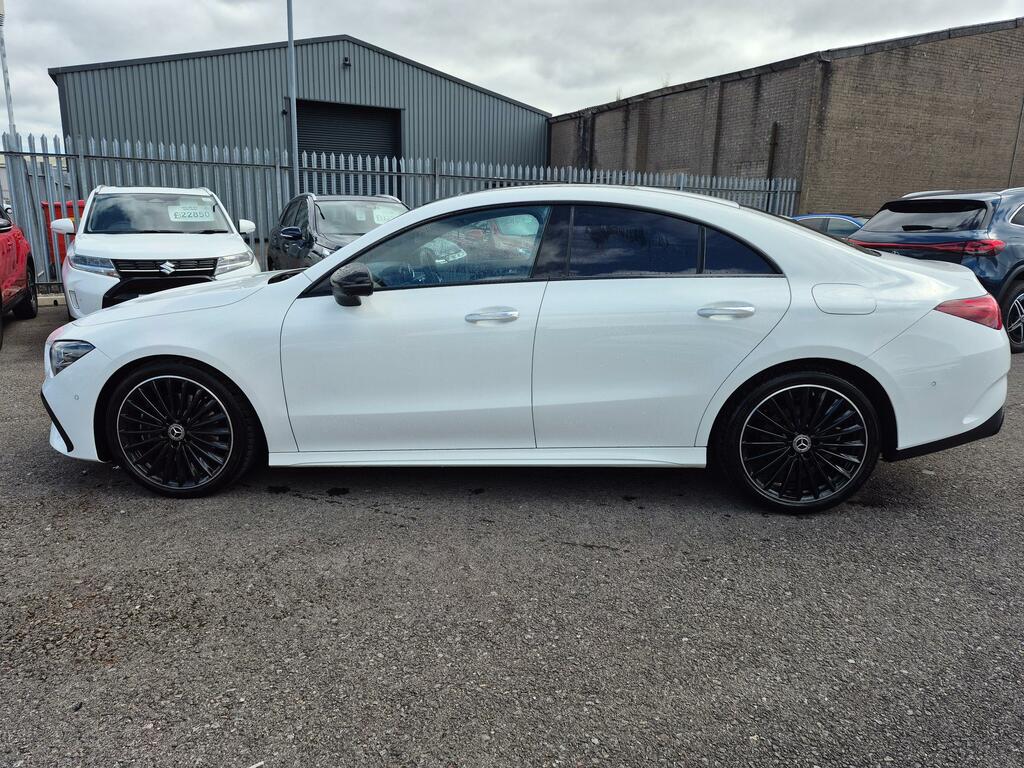 Mercedes-Benz CLA Class 1.3 Cla200h Mhev Amg Line Premium Plus Coupe White #6