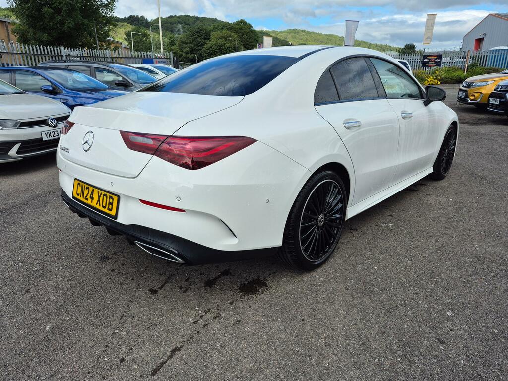 Mercedes-Benz CLA Class 1.3 Cla200h Mhev Amg Line Premium Plus Coupe White #3