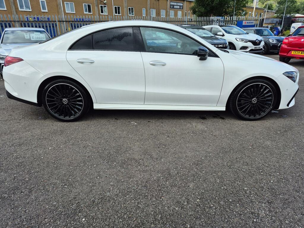 Mercedes-Benz CLA Class 1.3 Cla200h Mhev Amg Line Premium Plus Coupe White #4