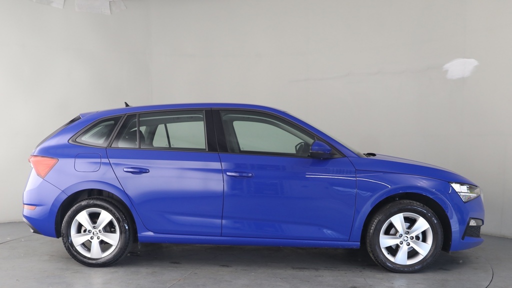 Skoda Scala 1.0 Tsi Se Hatchback Euro 6 Ss MD23NBZ Blue #4