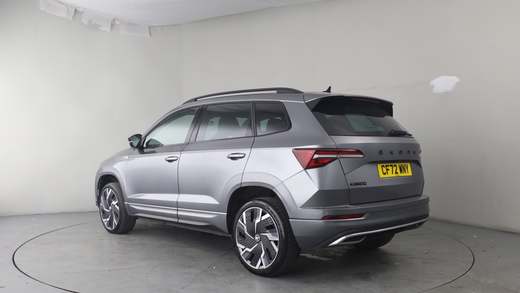Skoda Karoq 1.5 Tsi Act Sportline Suv Dsg Euro 6 S CF72WNY Grey #3