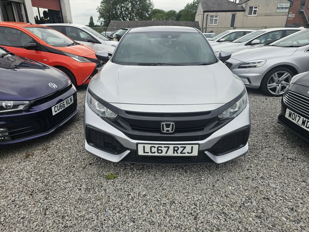Honda Civic Hatchback 1.0 Vtec Turbo Se 201767 Silver