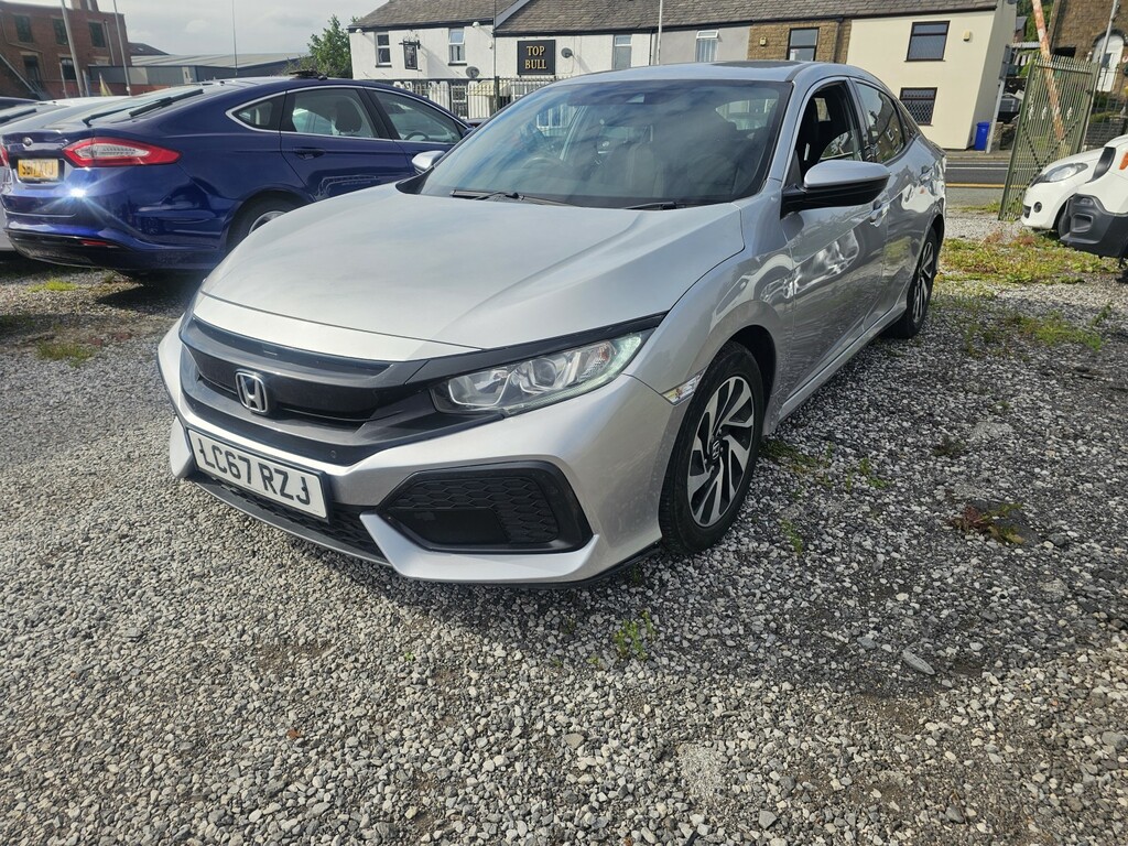 Honda Civic Hatchback 1.0 Vtec Turbo Se 201767 LC67RZJ Silver #2