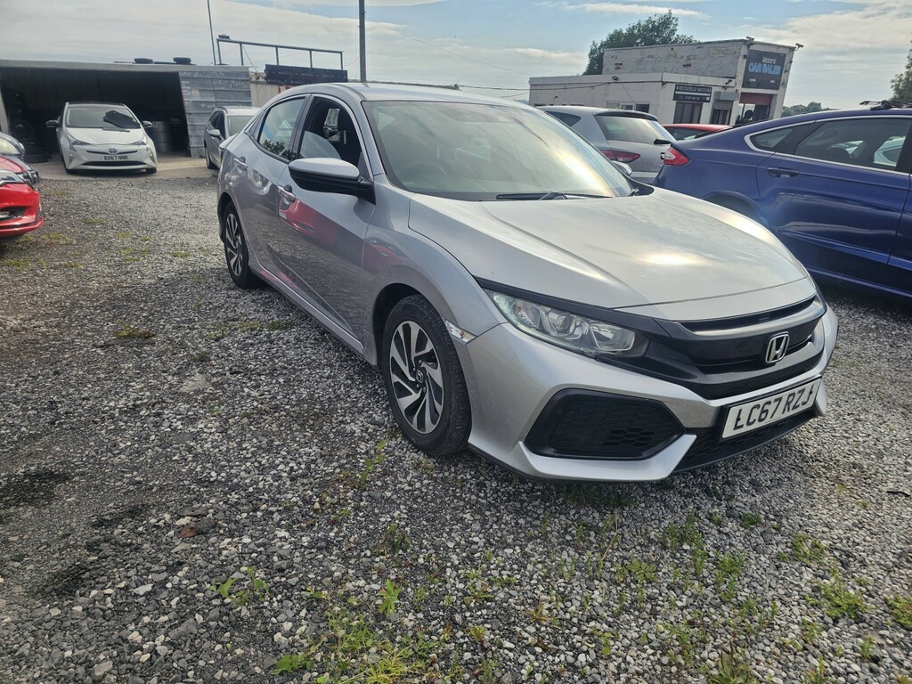 Honda Civic Hatchback 1.0 Vtec Turbo Se 201767 LC67RZJ Silver #3