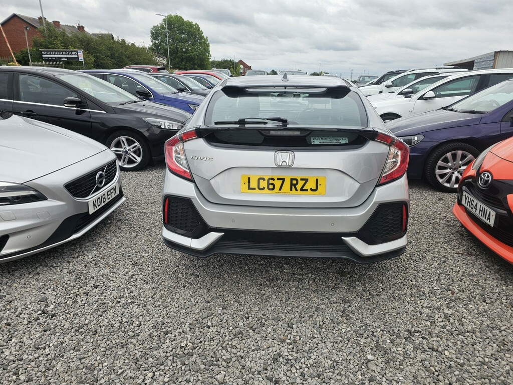 Honda Civic Hatchback 1.0 Vtec Turbo Se 201767 LC67RZJ Silver #6