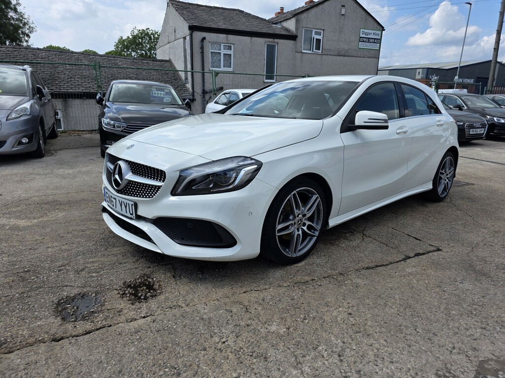 Mercedes-Benz A Class Hatchback 1.6 A180 Amg Line 201867 EN67YYU White #3